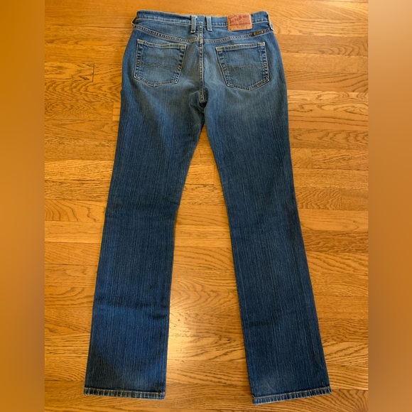 Lucky brand retro rider long length jeans size 28 long - Picture 6 of 13